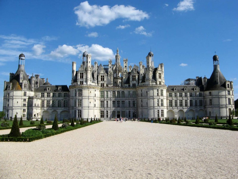 Ausflug zum Schloss Chambord nahe Blois
