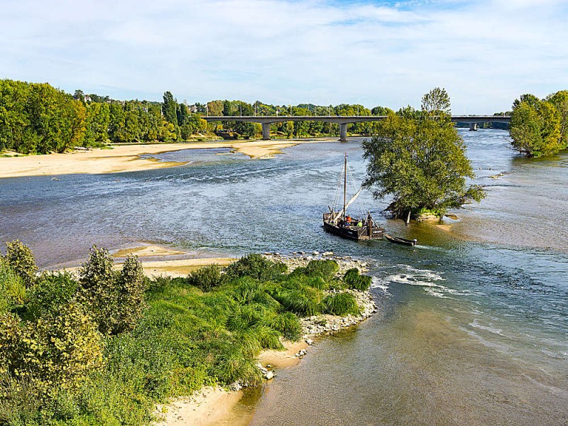Bootsausflug auf der Loire im Loire Urlaub