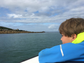 Familienreise - Scilly Inseln Bootsfahrt mit Kind