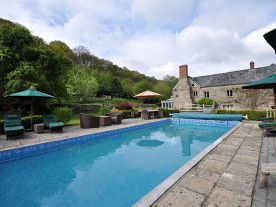 Ferienhaus mit Pool in Wales