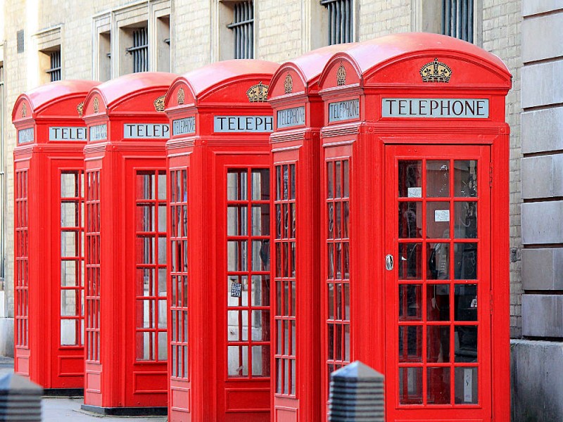 Rote Telefonzellen - London Instagram Spot