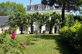 BB Pension Viviane Tours Urlaub Loire Anwesen Garten