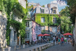 Viertel Montmartre in Paris