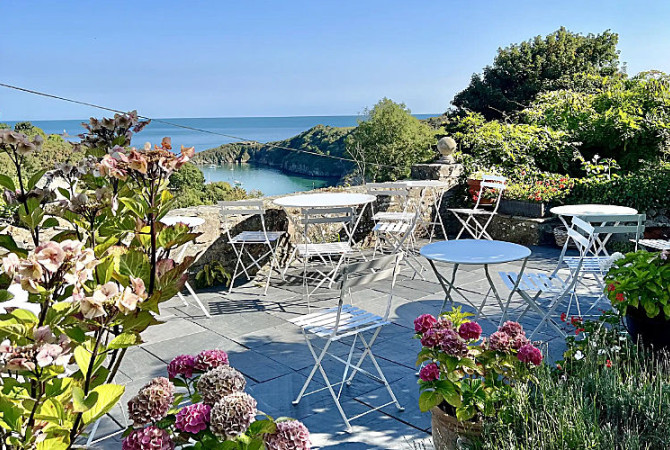 Terrasse mit tollem Meerblick