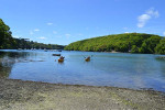 Direkt am Helford Fluss