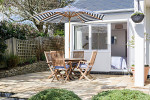 BB Lucy Urlaub Cornwall Reise Doppelzimmer2 Terrasse