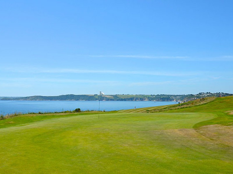 Meerblickhotel in Cornwall mit Golfplatz