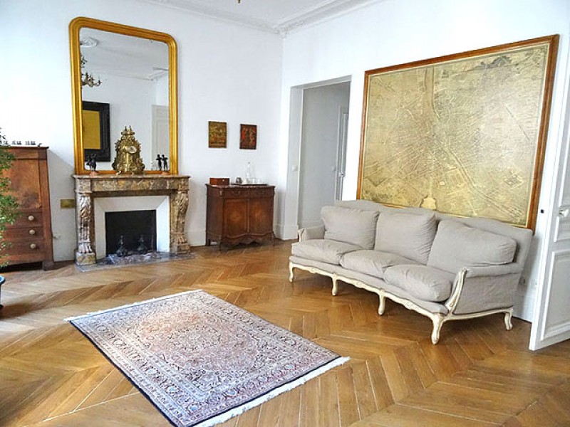 Wohnzimmer bei Anne-Claude B&B Paris