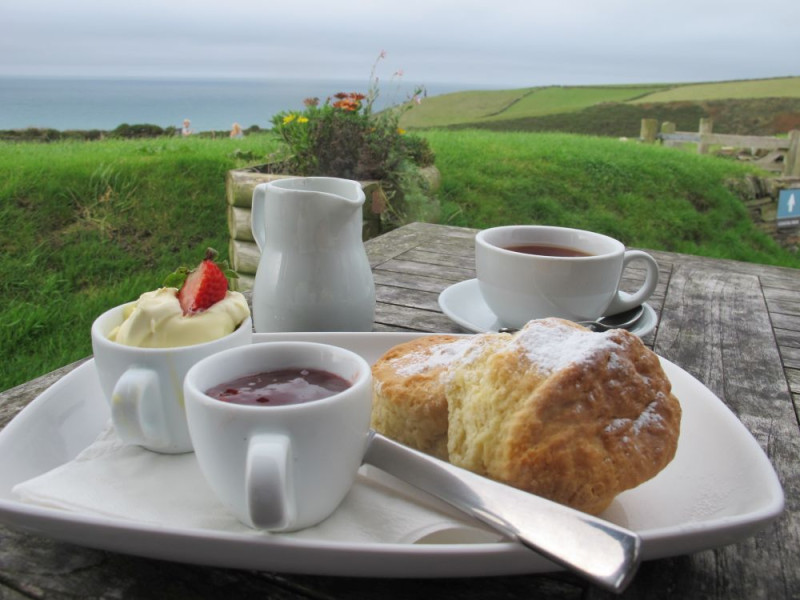 Cream Tea - Ausflug Cornwall Urlaub