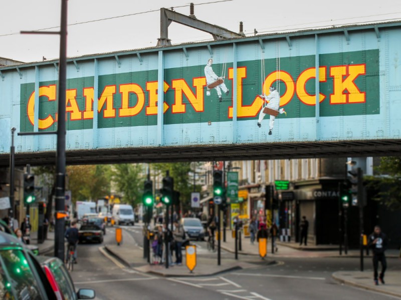 Camden Town Markt in London