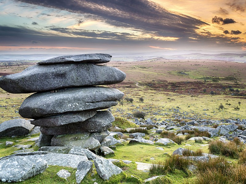 The Cheesewring im Bodmin Moor, Cornwall Urlaub