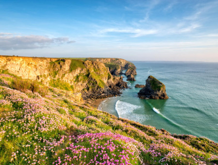 Ferienhaus Urlaub an den Klippen in Cornwall