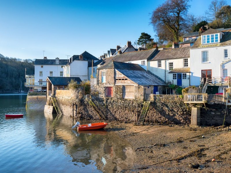 Hafenstädtchen Fowey, Südküste Cornwalls