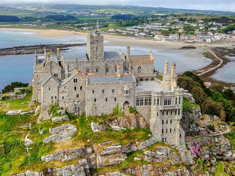 Historischer St Michaels Mount Cornwall 