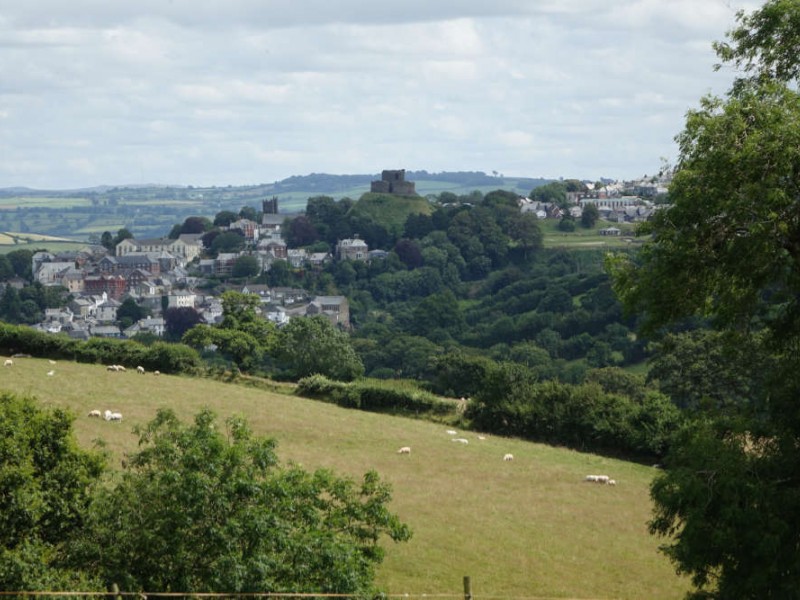 Blick über den Ort Launceston