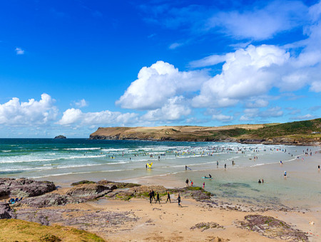 Strand Nordküste für Cornwall Urlaub