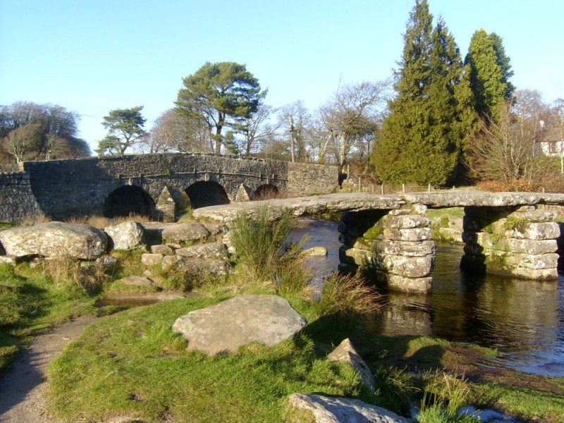 Two Bridges im Dartmoor