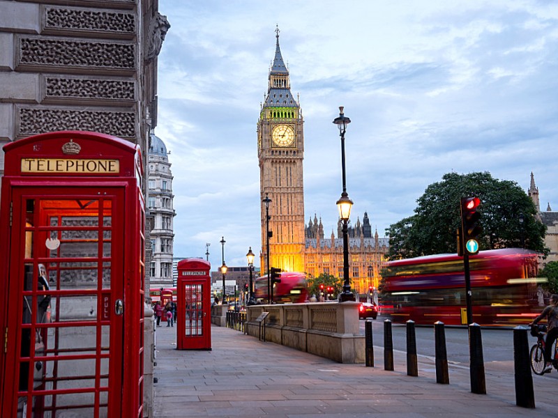 Big Ben - Abends in London