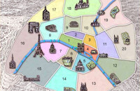 Stadtplan Paris