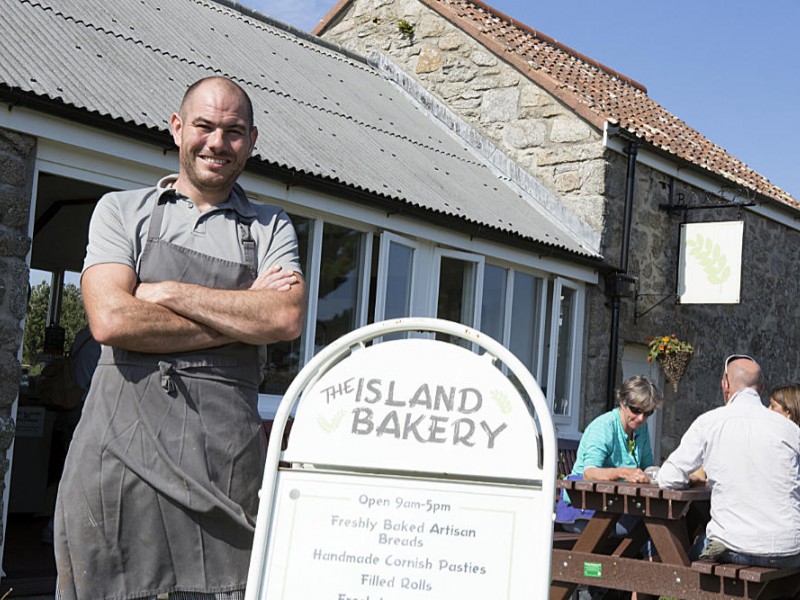 Bäckerei auf Insel St. Martin's, Urlaub Scilly Inseln 