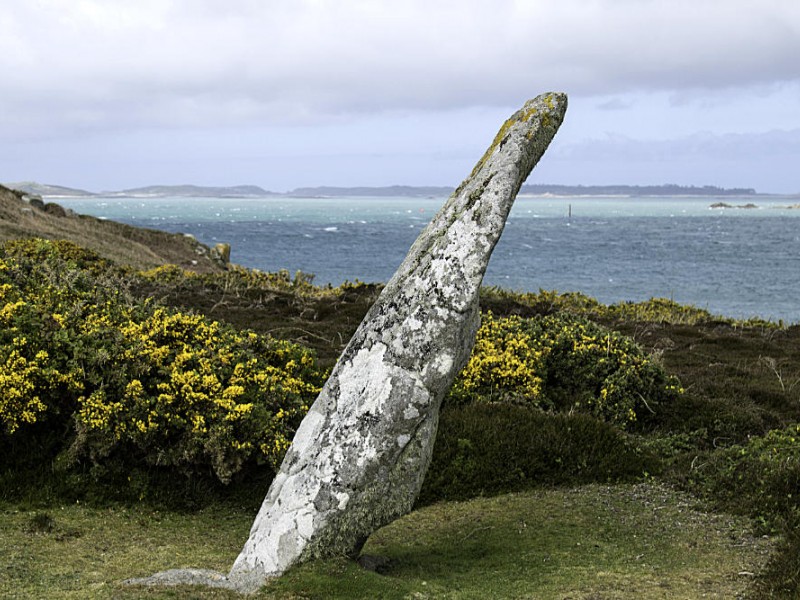 Hinkelstein Old Man of Gugh - Ausflug auf die Scilly Insel Gugh 