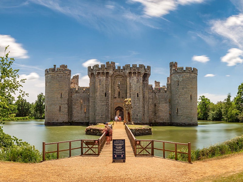 Bodiam Castle in Sussex