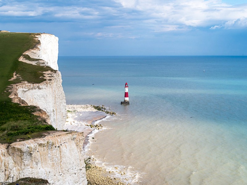 South Downs in Sussex Ausflug während Südostengland Urlaub