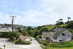 Blick von Corinnes B&B über Mevagissey zum Meer