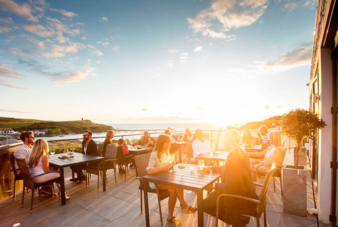 Terrasse mit Meerblick