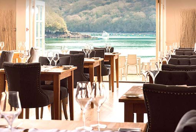 Restaurant des The Quay Hotels, Cornwall